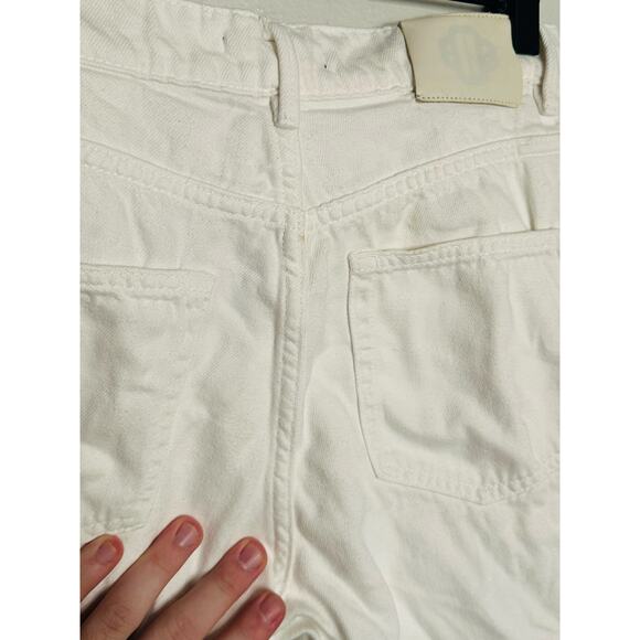 MAJE White Cotton Front Zipper Campy Pocket Clad Pocketo Cargo Pants Size 36 - Picture 12 of 16